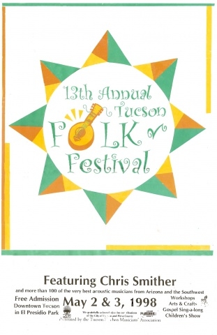 1998 Tucson Folk Festival Poster