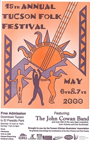 2000 Tucson Folk Festival Poster