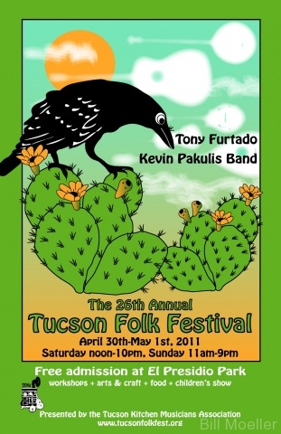 2011 Tucson Folk Festival Poster