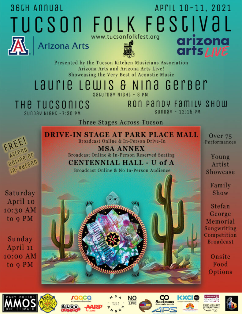 2021 Tucson Folk Festival Poster